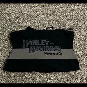 Harley-Davidson Black and Gray Sweatshirt
